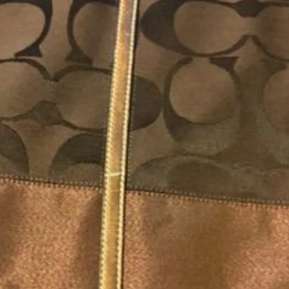 Coach tote bag in brown signature canvas